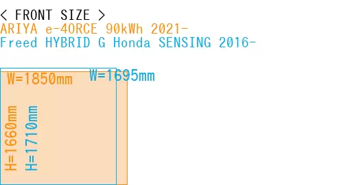 #ARIYA e-4ORCE 90kWh 2021- + Freed HYBRID G Honda SENSING 2016-